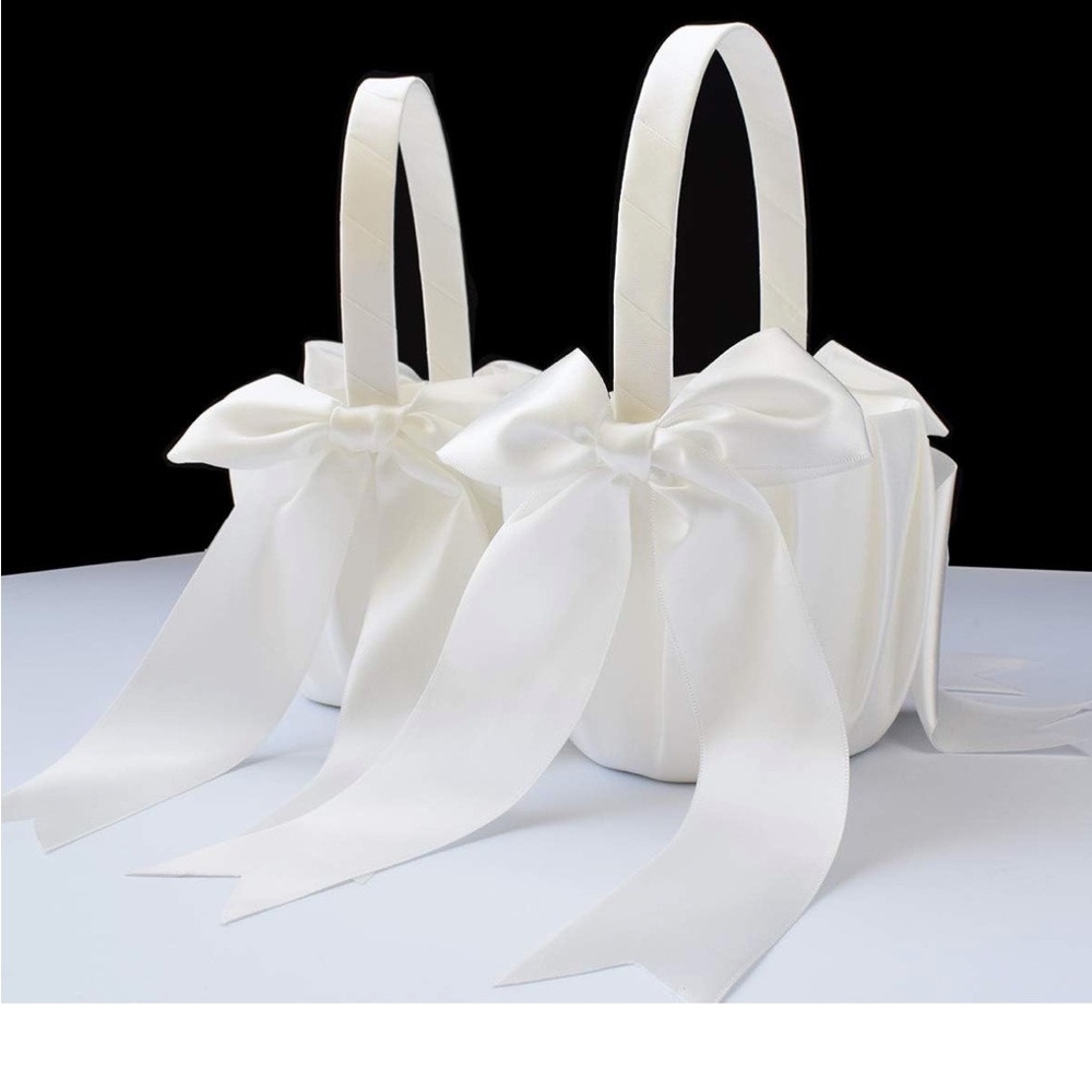 2 Flower Girl Baskets